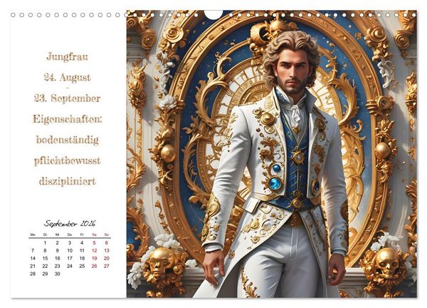Produktbild: Stellarische M&auml;nnlichkeit (Wandkalender 2026 DIN A3 quer), CALVENDO Monatskalender