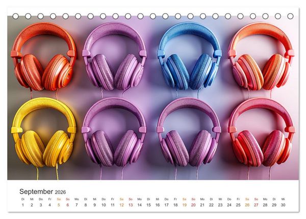Produktbild: Farben des Moments (Tischkalender 2026 DIN A5 quer), CALVENDO Monatskalender