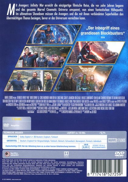Produktbild: Marvel's The Avengers - Infinity War