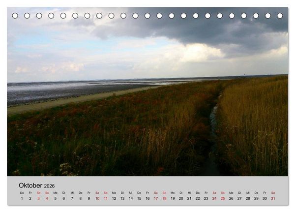 Produktbild: Blicke hinaus aufs Meer (Tischkalender 2026 DIN A5 quer), CALVENDO Monatskalender