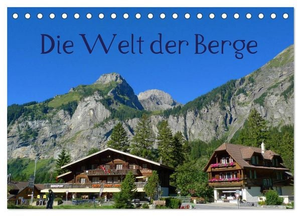 Produktbild: Die Welt der Berge (Tischkalender 2026 DIN A5 quer), CALVENDO Monatskalender
