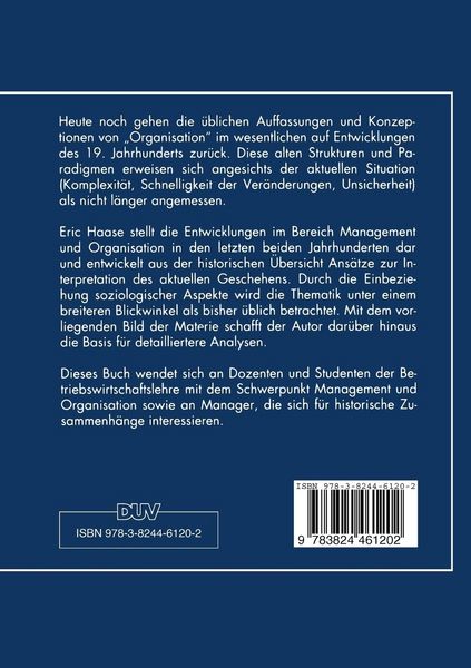 Produktbild: Organisationskonzepte im 19. und 20. Jahrhundert