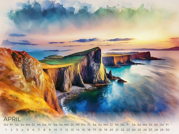Produktbild: Schottland Artwork Edition Kalender 2027