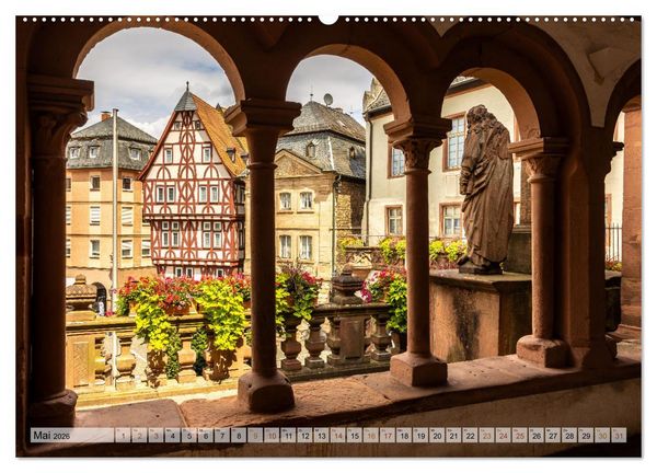 Produktbild: Aschaffenburg - Ein Streifzug durch die liebenswerte Stadt am Main (Wandkalender 2026 DIN A2 quer), CALVENDO Monatskalender