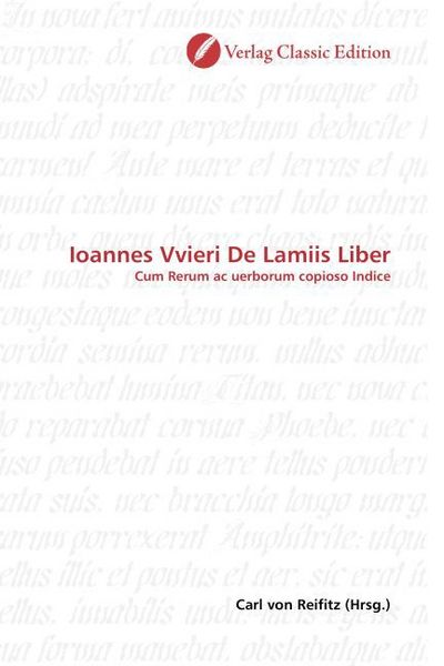 Produktbild: Ioannes Vvieri De Lamiis Liber