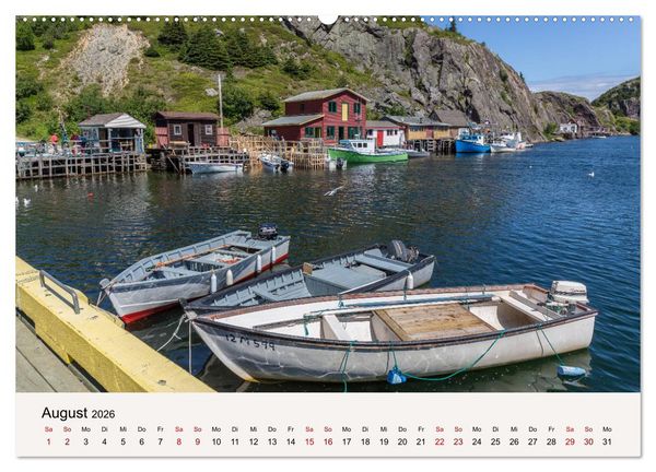 Produktbild: Neufundland Impressionen 2026 (hochwertiger Premium Wandkalender 2026 DIN A2 quer), Kunstdruck in Hochglanz