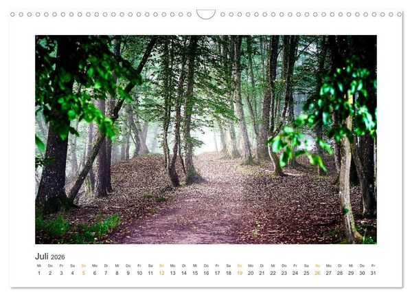 Produktbild: Landschaften des Altm&uuml;hltals (Wandkalender 2026 DIN A3 quer), CALVENDO Monatskalender