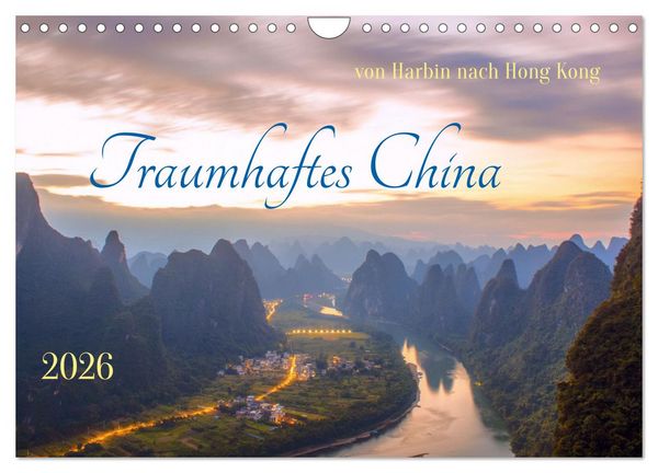Produktbild: Traumhaftes China (Wandkalender 2026 DIN A4 quer), CALVENDO Monatskalender