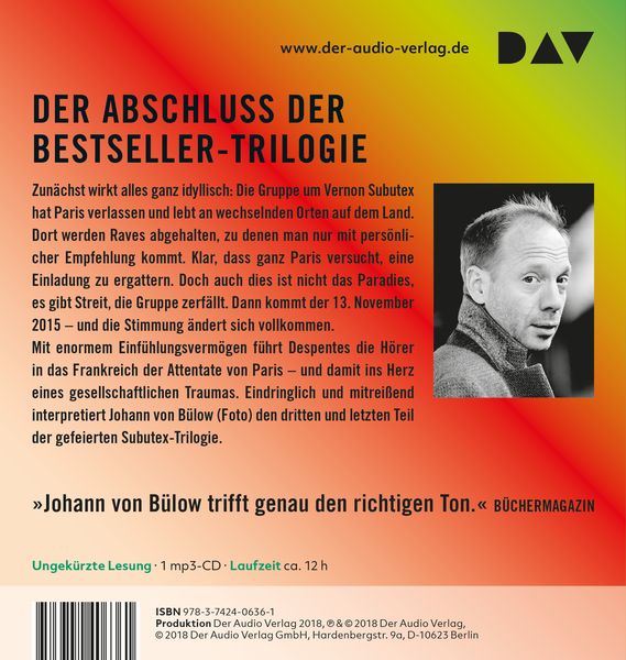 Produktbild: Das Leben des Vernon Subutex 3