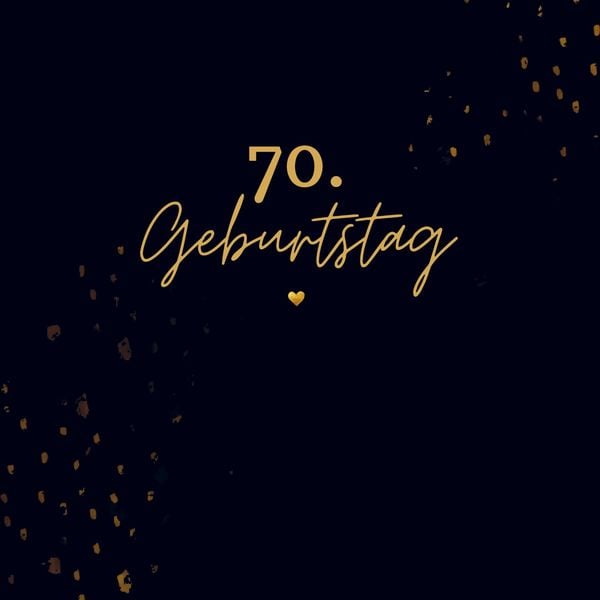 Produktbild: 70. Geburtstag- G&auml;stebuch Blanko