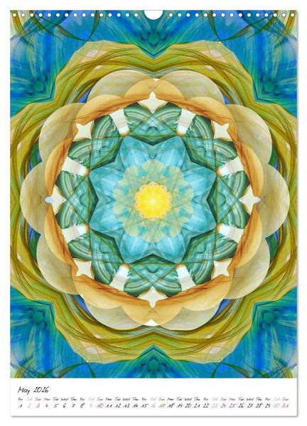 Produktbild: MANDALA COMPOSITIONS (Wall Calendar 2026 DIN A3 portrait), CALVENDO 12 Month Wall Calendar
