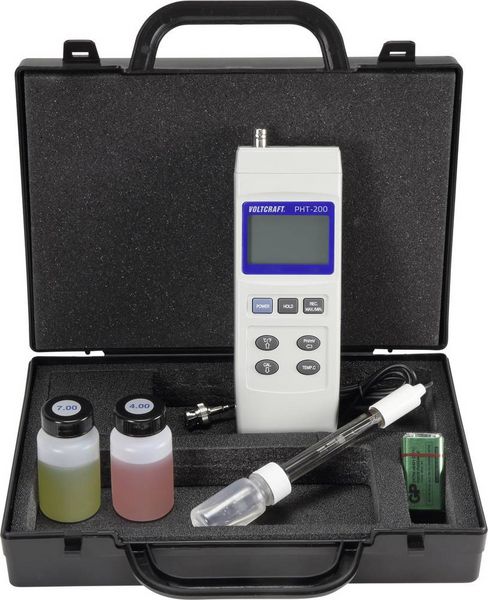 Produktbild: VOLTCRAFT PHT-200 Kombi-Messger&auml;t pH-Wert, Redox (ORP)