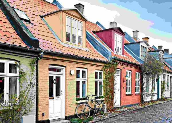 Produktbild: Erwachsenenpuzzle 1000 Teile - H&auml;user in Aarhus, D&auml;nemark