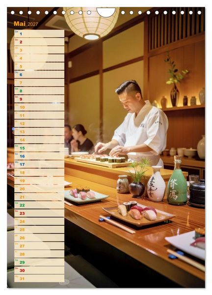 Produktbild: Japanische Lebensart (Wandkalender 2027 DIN A4 hoch), CALVENDO Monatskalender