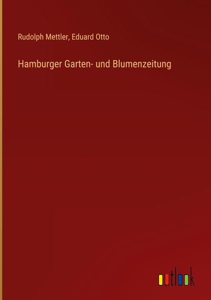 Produktbild: Hamburger Garten- und Blumenzeitung
