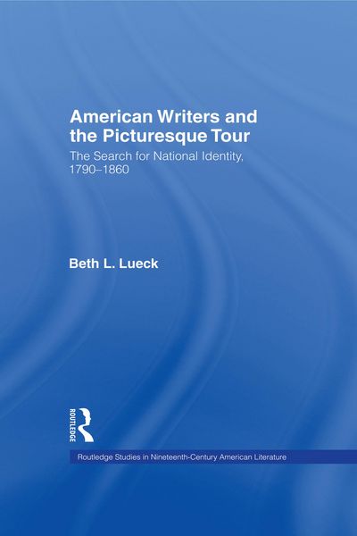 Produktbild: American Writers and the Picturesque Tour