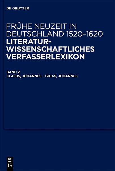 Produktbild: Clajus, Johannes &ndash; Gigas, Johannes
