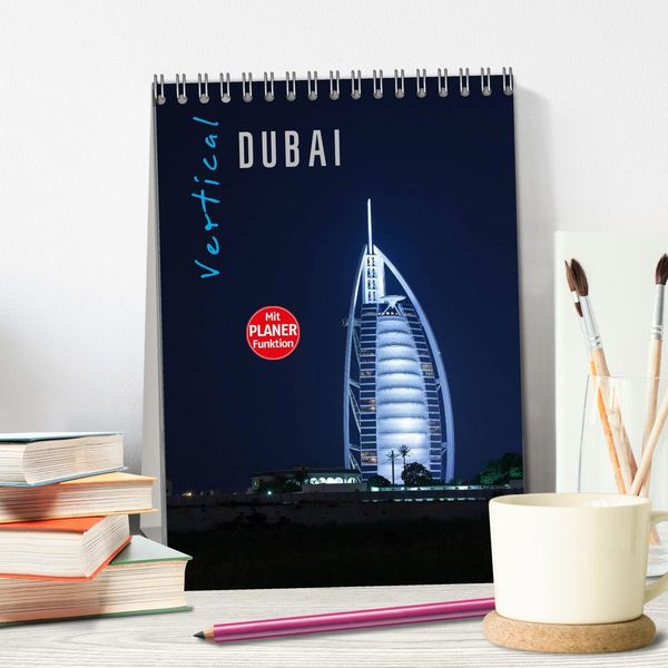 Produktbild: Vertical Dubai 2026 (Tischkalender 2026 DIN A5 hoch), CALVENDO Monatskalender