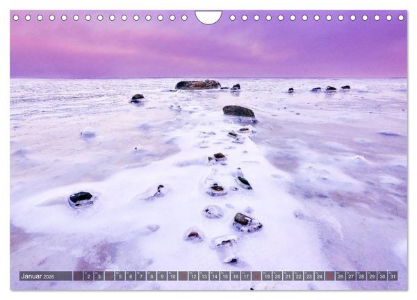 Produktbild: Sch&ouml;ne Ostsee - Impressionen &uuml;bers Jahr (Wandkalender 2026 DIN A4 quer), CALVENDO Monatskalender