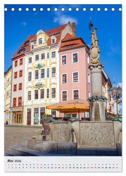 Produktbild: Bautzen - Die Sch&ouml;ne im Osten (Tischkalender 2026 DIN A5 hoch), CALVENDO Monatskalender