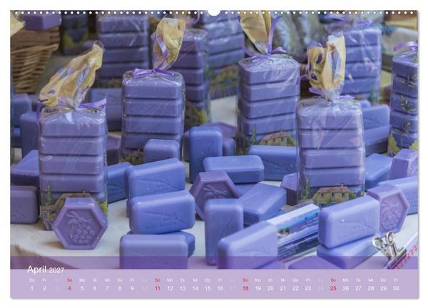 Produktbild: Die Farbe des Lavendels (hochwertiger Premium Wandkalender 2027 DIN A2 quer), Kunstdruck in Hochglanz