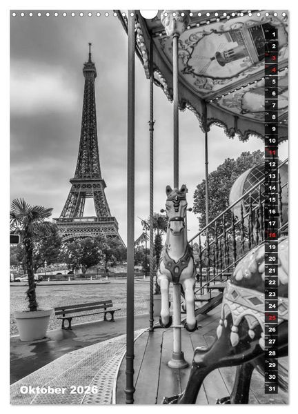 Produktbild: STADTBILDER Monochrome Momente (Wandkalender 2026 DIN A3 hoch), CALVENDO Monatskalender