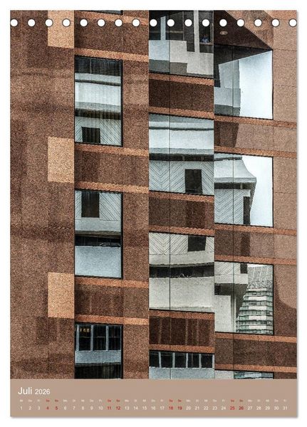 Produktbild: Architektur im Spiegelbild (Tischkalender 2026 DIN A5 hoch), CALVENDO Monatskalender