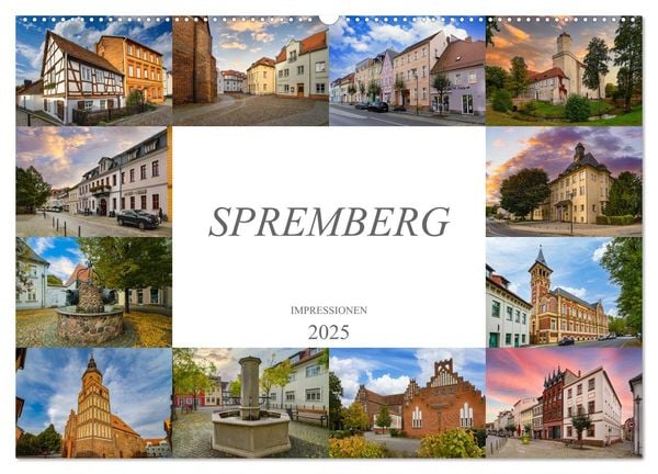 Spremberg Impressionen (Wandkalender 2025 DIN A2 quer), CALVENDO Monatskalender