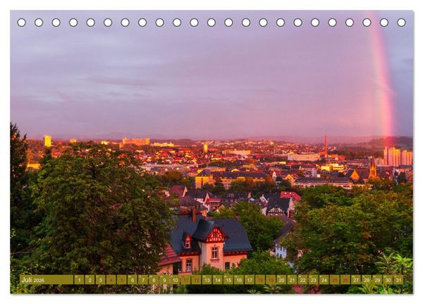 Produktbild: Fulda in Bildern - Das Herz Hessens (Tischkalender 2026 DIN A5 quer), CALVENDO Monatskalender