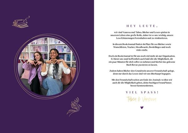 Produktbild: Books are dreams made real &ndash; Mein Buch-Journal &ndash; von den Booktokerinnen @tabeajoanna und @lxvanessaxl: F&uuml;r alle #booklover