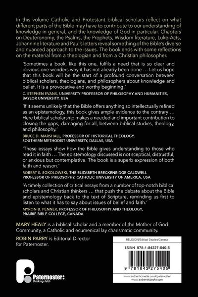 Produktbild: The Bible and Epistemology