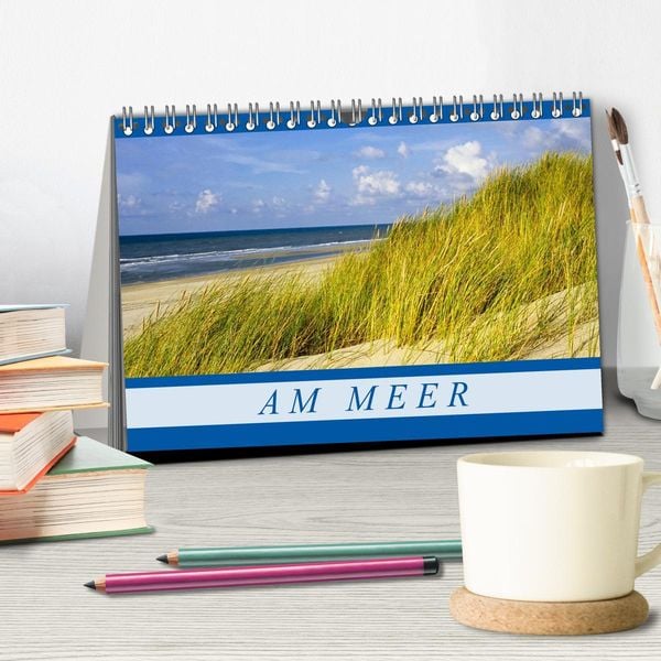 Produktbild: Am Meer (Tischkalender 2026 DIN A5 quer), CALVENDO Monatskalender