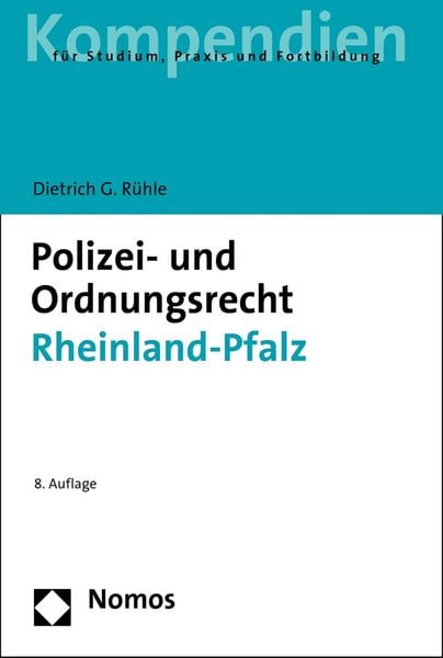 Produktbild: Polizei- und Ordnungsrecht Rheinland-Pfalz