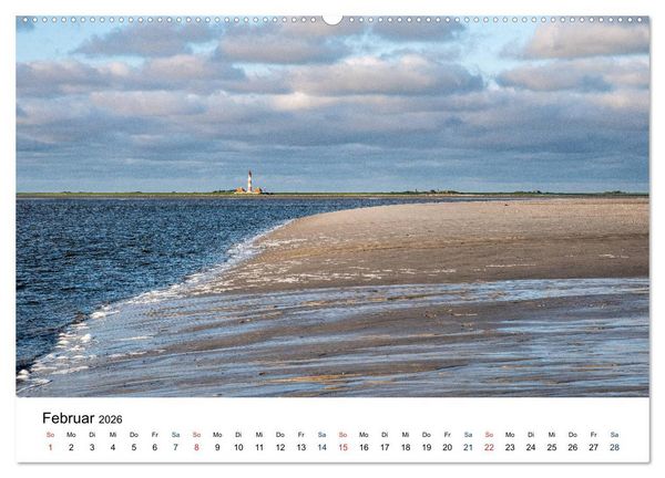 Produktbild: Unterwegs in Nordfriesland (hochwertiger Premium Wandkalender 2026 DIN A2 quer), Kunstdruck in Hochglanz