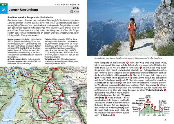 Produktbild: ROTHER Wanderf&uuml;hrer Berchtesgadener Land. 51 Touren &ndash; Berchtesgaden, Bad Reichenhall, Nationalpark Berchtesgaden, K&ouml;nigssee