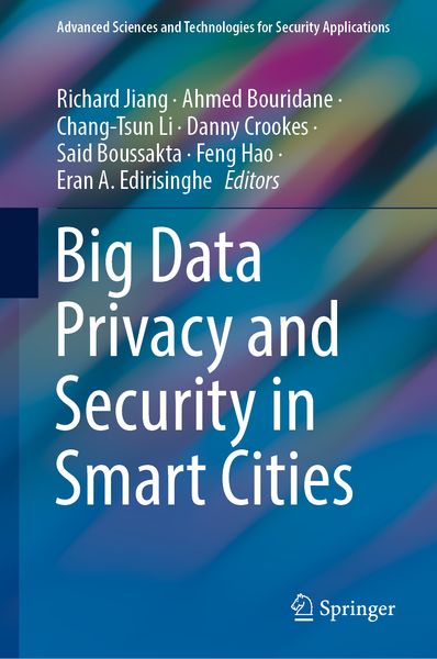 Produktbild: Big Data Privacy and Security in Smart Cities