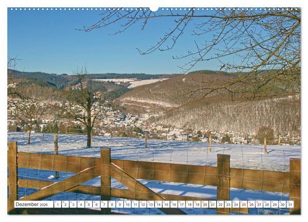 Produktbild: Neunkirchen im Siegerland (hochwertiger Premium Wandkalender 2026 DIN A2 quer), Kunstdruck in Hochglanz