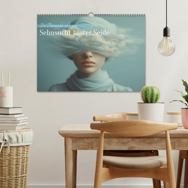 Produktbild: Sehnsucht hinter Seide (Wandkalender 2026 DIN A3 quer), CALVENDO Monatskalender