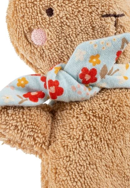 Produktbild: Sigikid 31271 - Mini Spieluhr Hase braun, 19 cm, (mit 1 von 5 Kinderliedern - nicht vorab w&auml;hlbar!), Baumwollfrottee, Farmhouse Family