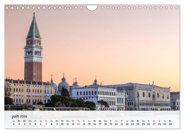 Produktbild: Venise - Un hommage imag&eacute; &agrave; la magie v&eacute;nitienne (Calendrier mural 2026 DIN A4 vertical), CALVENDO calendrier mensuel