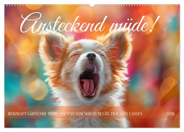 Produktbild: Ansteckend m&uuml;de! (Wandkalender 2026 DIN A2 quer), CALVENDO Monatskalender