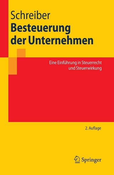 Produktbild: Besteuerung der Unternehmen
