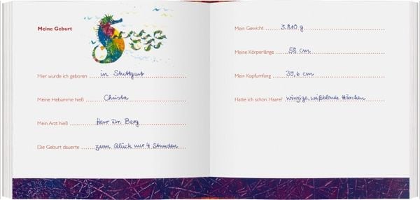 Produktbild: Die kleine Raupe Nimmersatt - Mein Babyalbum - Rot