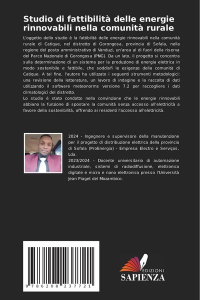 Produktbild: Studio di fattibilit&agrave; delle energie rinnovabili nella comunit&agrave; rurale