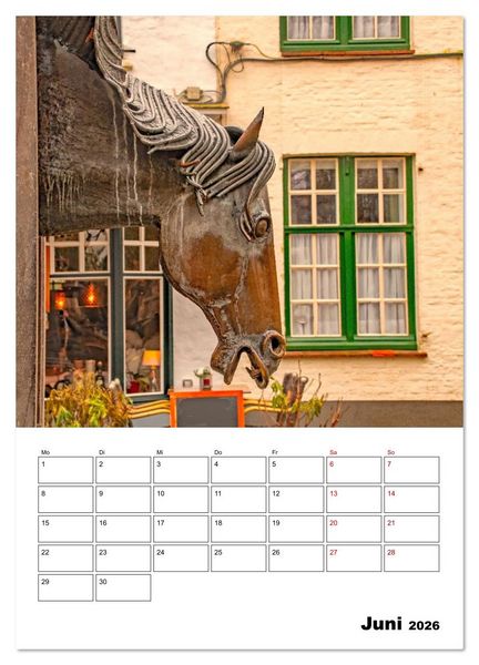 Produktbild: Br&uuml;gge - Reiseplaner (hochwertiger Premium Wandkalender 2026 DIN A2 hoch), Kunstdruck in Hochglanz