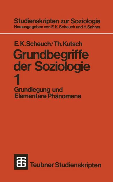 Produktbild: Grundbegriffe der Soziologie