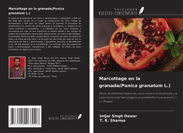 Produktbild: Marcottage en la granada(Punica granatum L.)