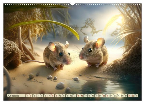 Produktbild: Im Paradies der Tiere (hochwertiger Premium Wandkalender 2026 DIN A2 quer), Kunstdruck in Hochglanz