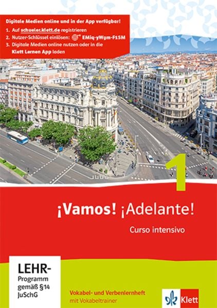 ¡Vamos! ¡Adelante! Curso intensivo 1, Set von , Klett Schulbuchverlag, 978-3-12-536064-8