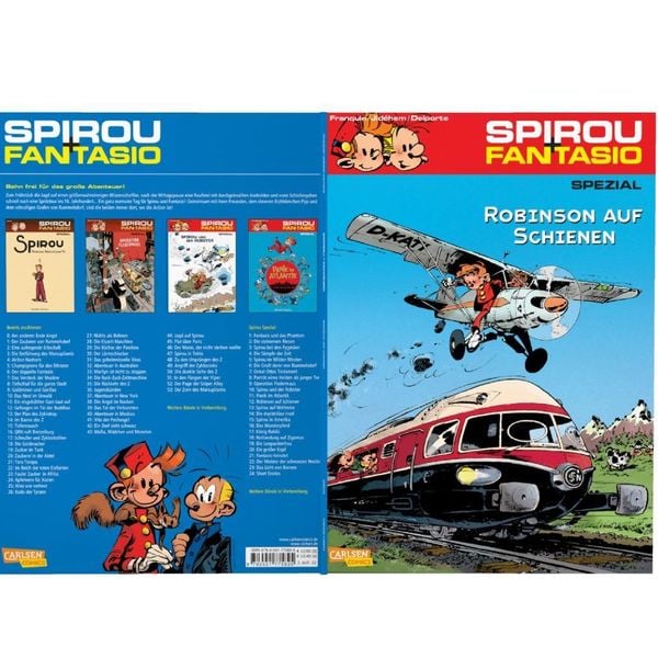 Produktbild: Spirou und Fantasio Spezial 12: Robinson auf Schienen